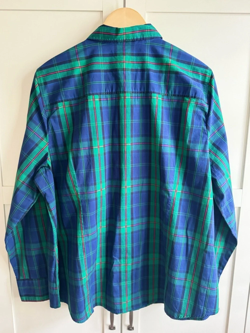 J.Crew Factory Plaid Lightweight Cotton-Blend Shirt in Signature Fit Size 2X - Picture 2 of 3